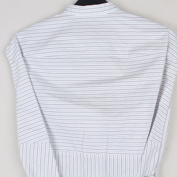 NWT Burberry Striped Cotton Waist Tie Top - Picture 11 of 12